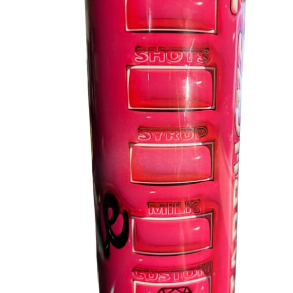 ๐ 3D 20oz Straight Pink Doll Coffee, Drip Inflated Tumbler Puffy Design! ๐ - Picture 2 of 7
